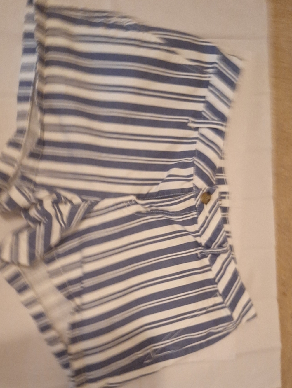 a.n.a Striped Blue and White Women’s Shorts